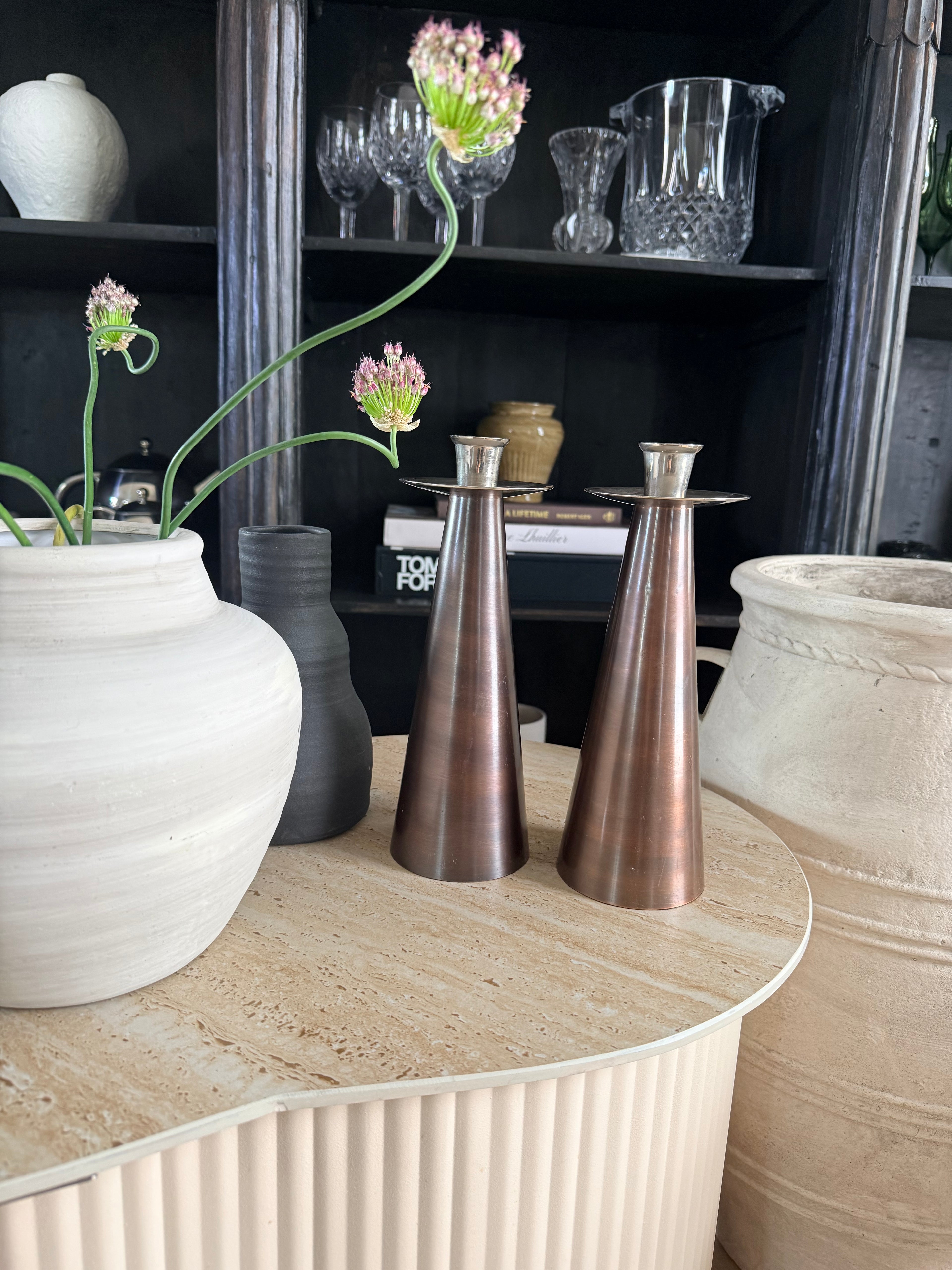 Vintage MCM Candle Sticks