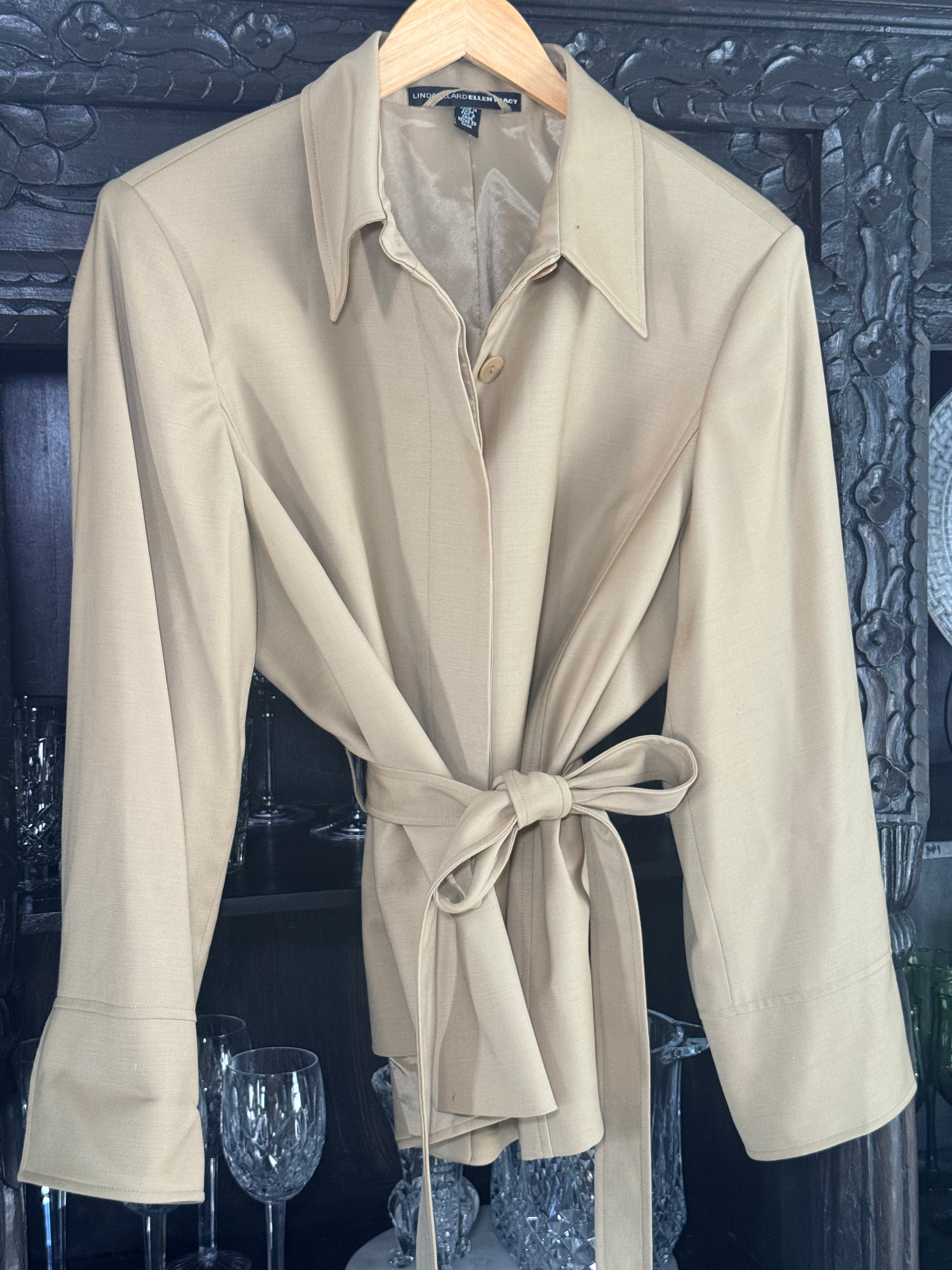 Vintage Tan oversized trench coat Ellen Tracy