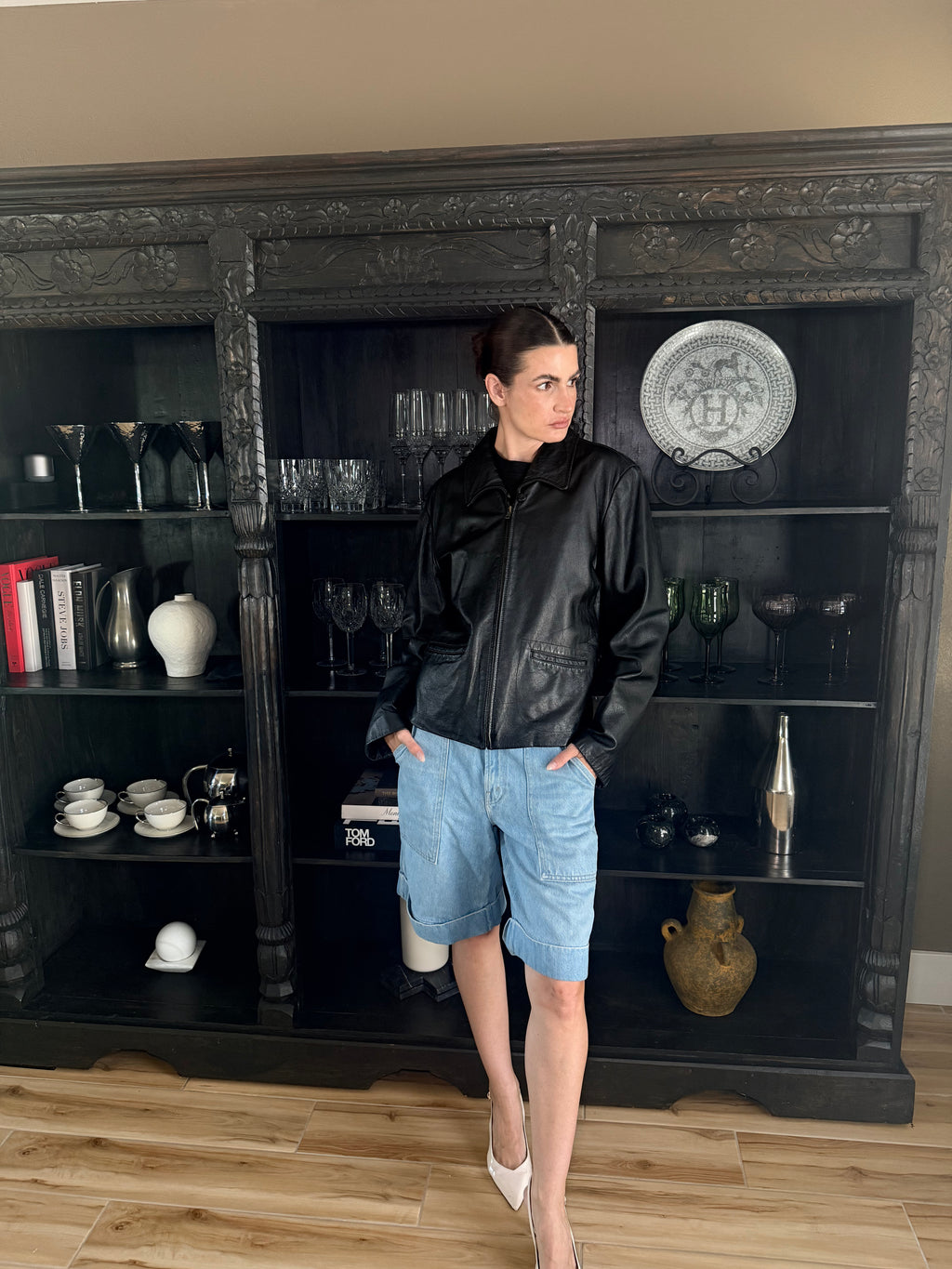 Ann Taylor 100% Leather Jacket