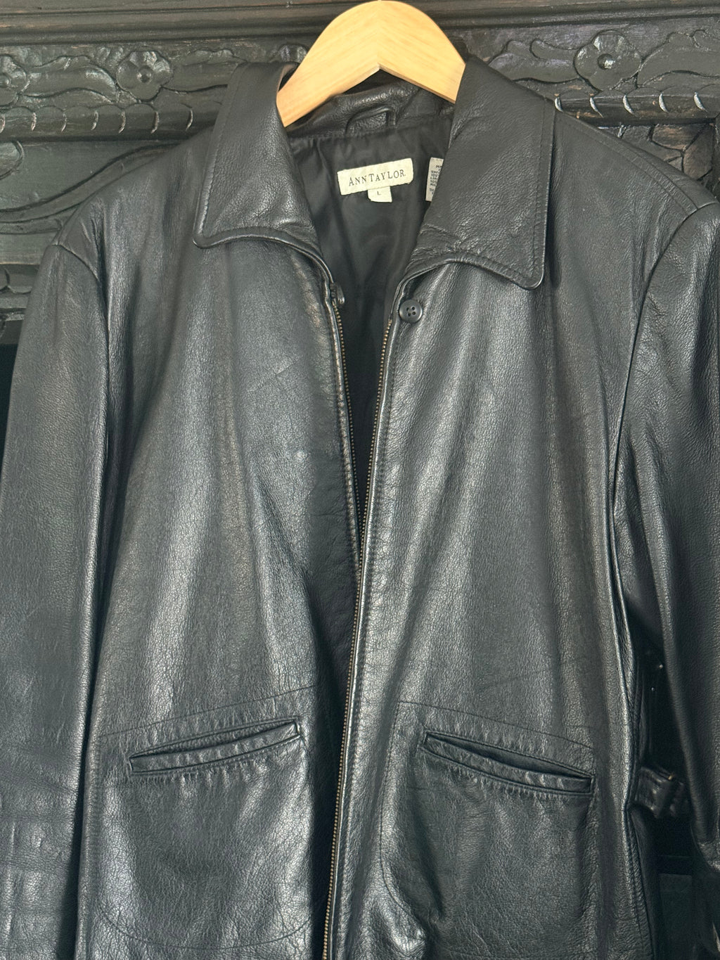 Ann Taylor 100% Leather Jacket